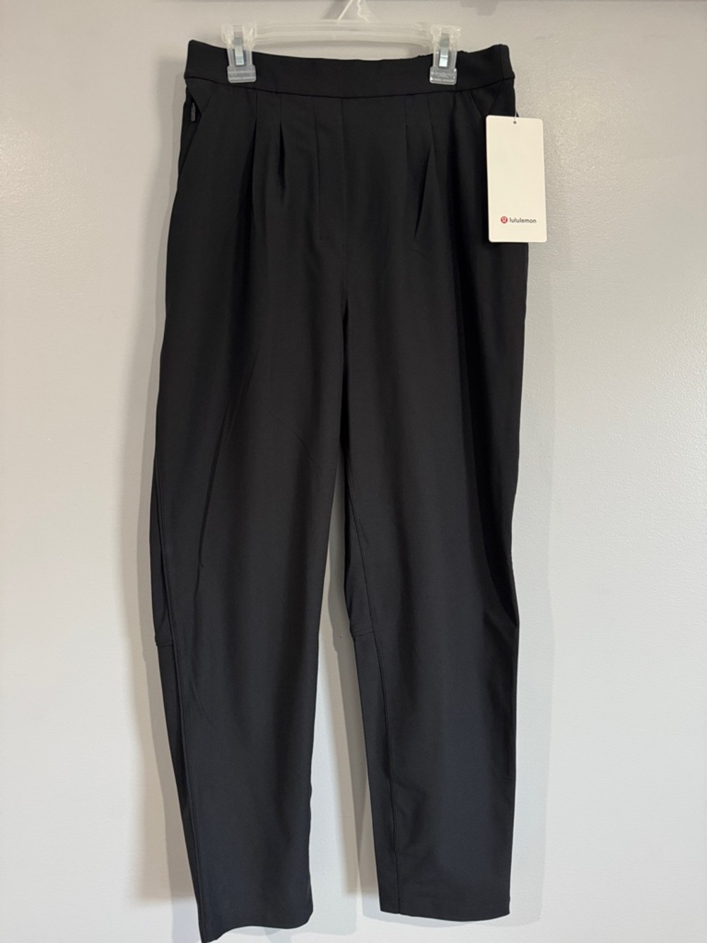 Lululemon Black Pleated Jogger Pants